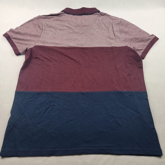 NWT M&S Limited Edition 1/4 zip color blocked polo tshirt - Picture 3 of 5